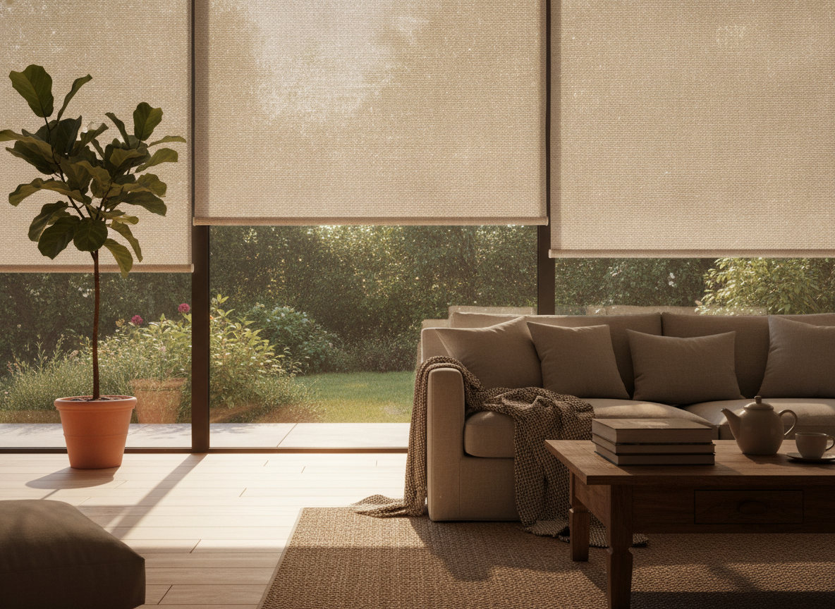 Buitenzonwering houdt zomerhitte buiten en beschermt interieur