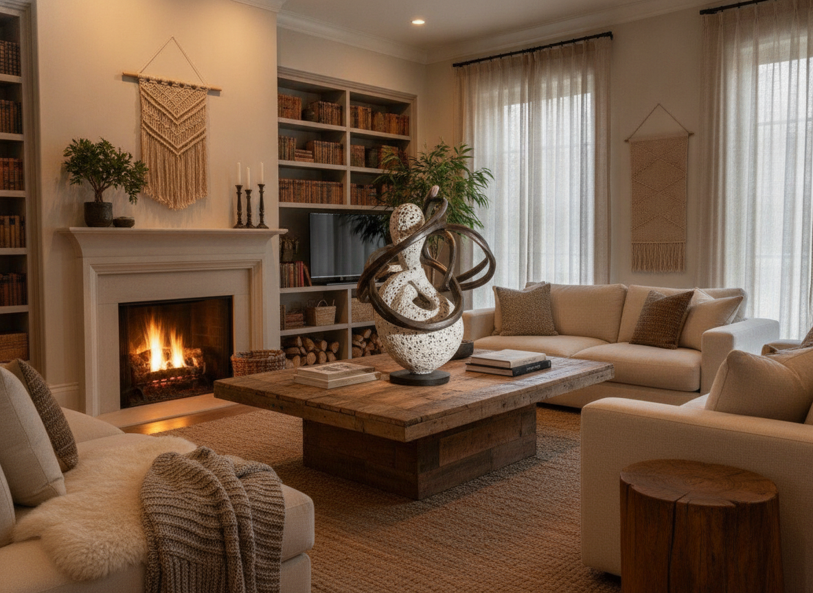 Een sculpturale eyecatcher als middelpunt van je interieur kiezen