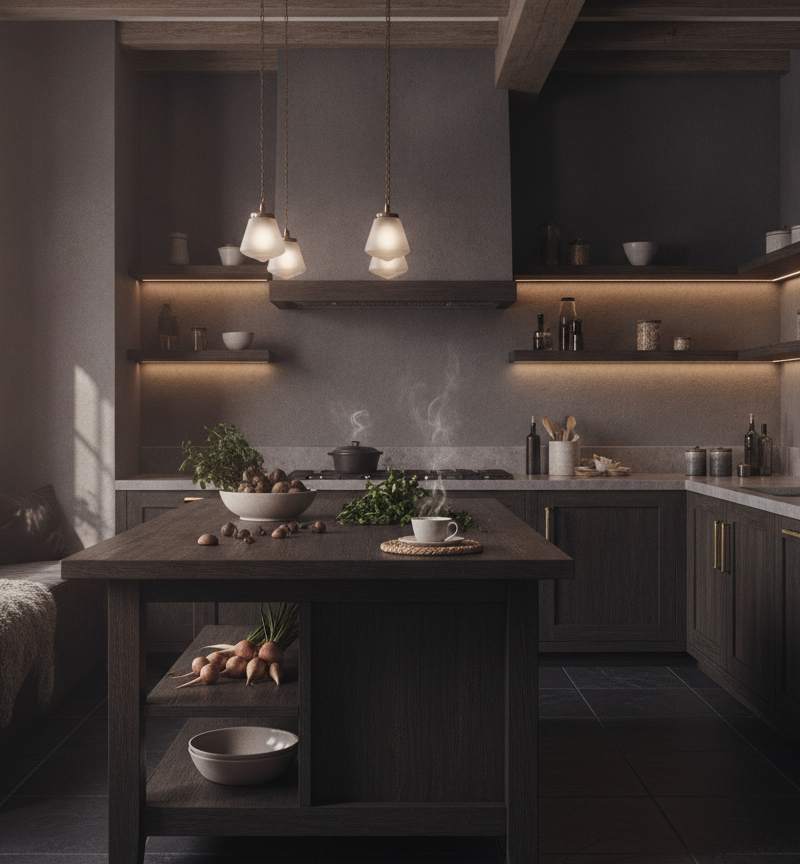 Zo creëer je een sfeervolle moody keuken volgens interieurontwerpers