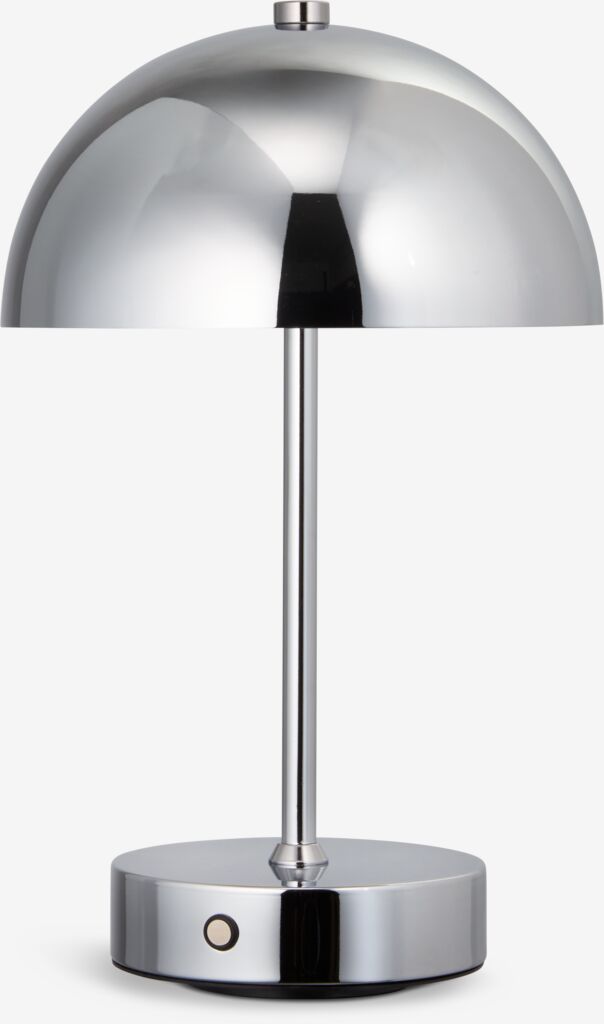 Batterijlamp KENT Ø16xH25cm chroom