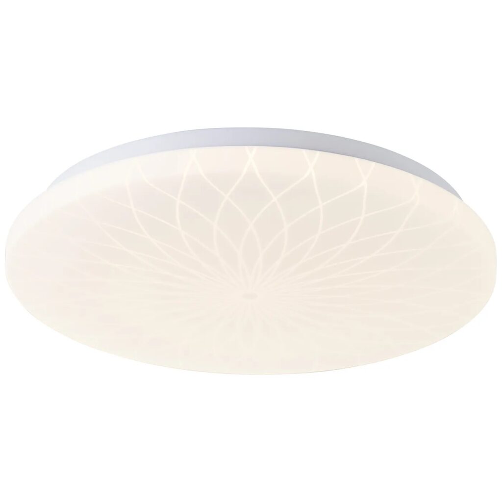 Brilliant plafondlamp Farah wit ⌀34cm 24W