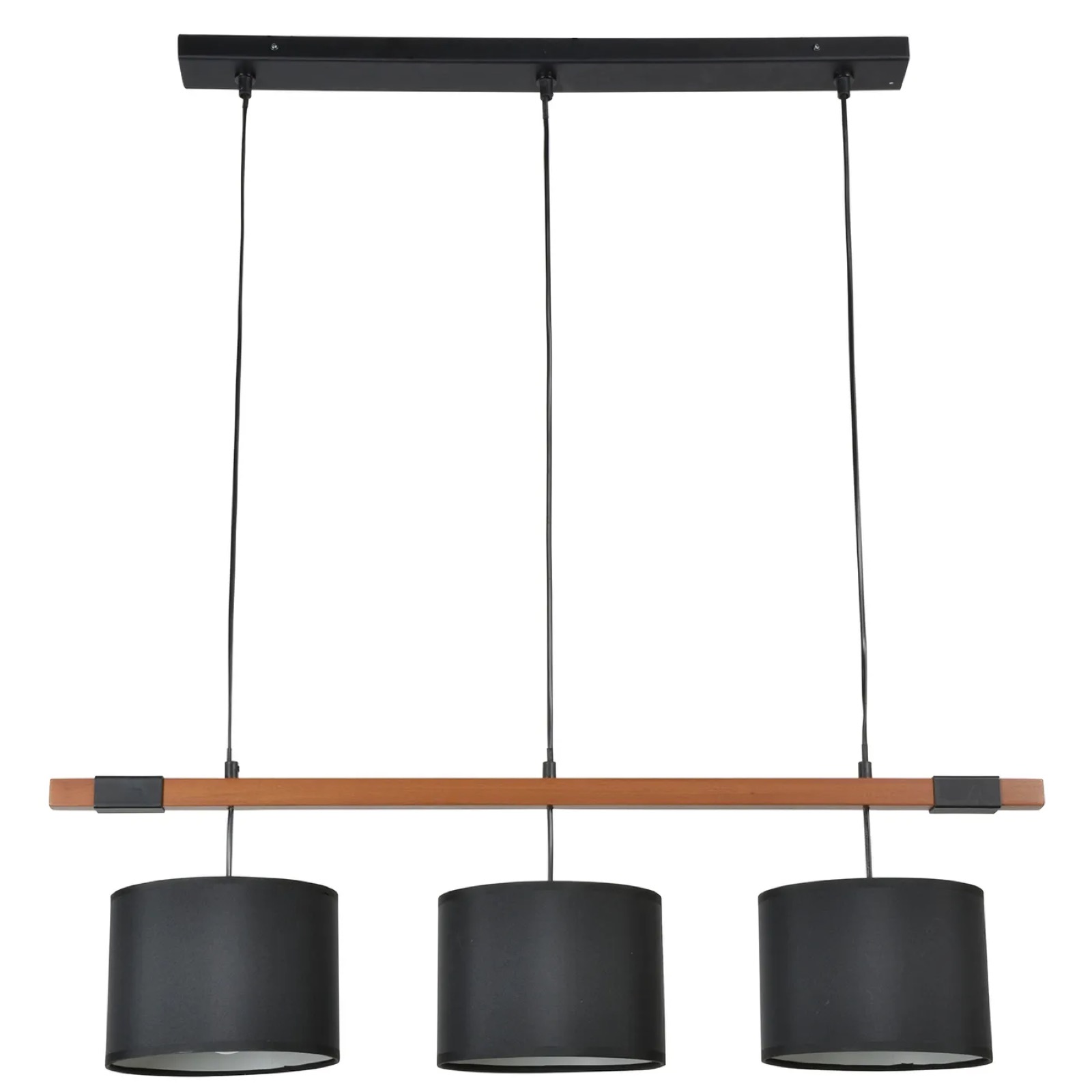 Corep hanglamp Bogart hout eiken 3xE27