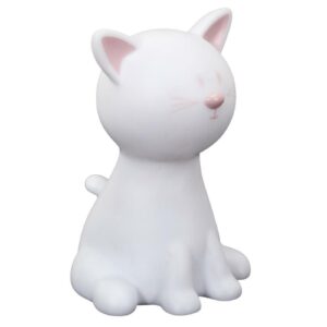Home Deco Kids Nachtlampje Led - kat/poes - wit - 19 cm