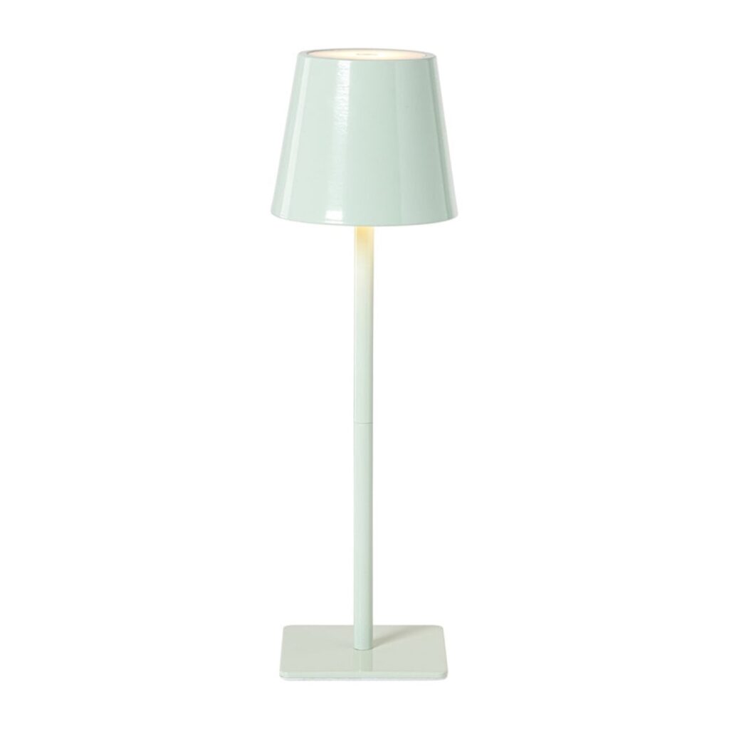 LED tafellamp USB - groen - ø10.5x35 cm