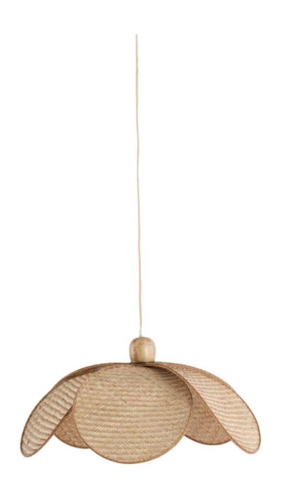Light & Living - Lavrio hanglamp Ø48x29 cm - webbing naturel|hout