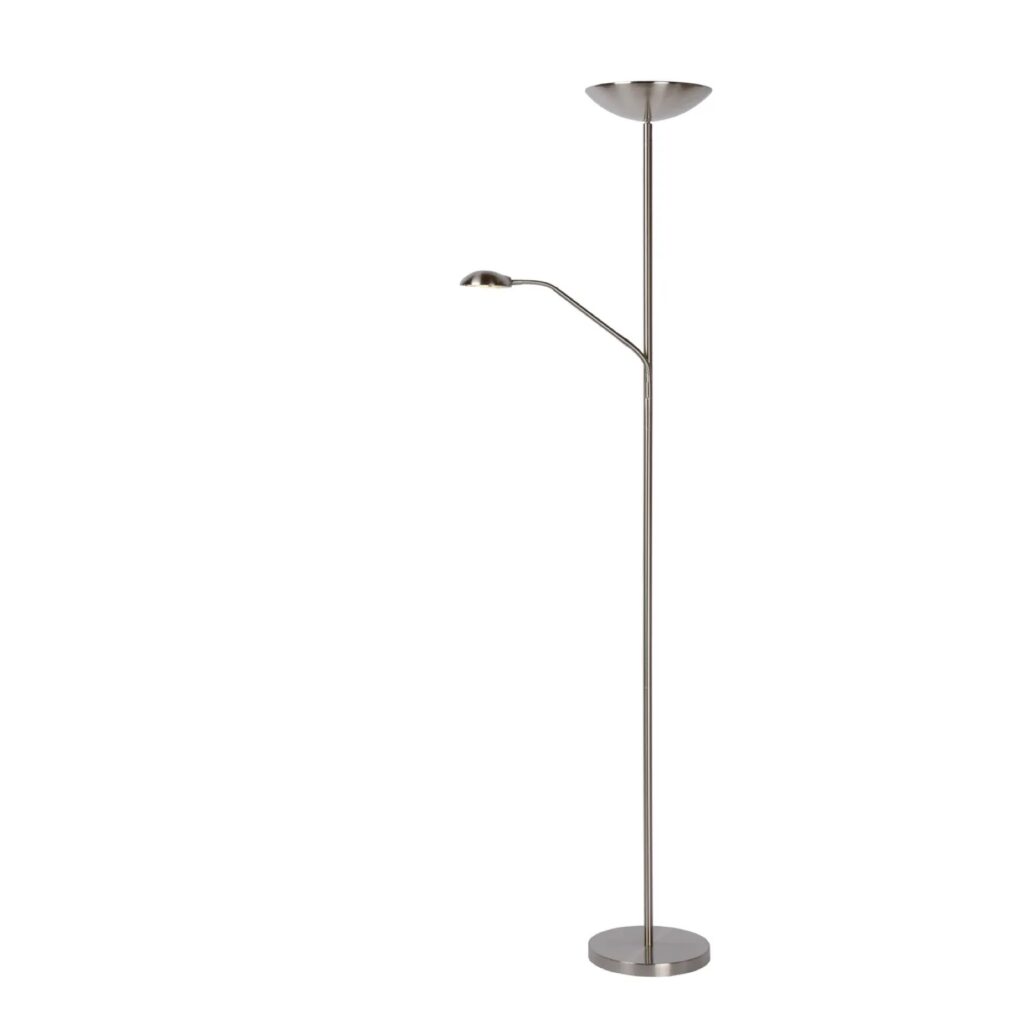 Lucide leeslamp Zenith mat chroom led dimbaar ⌀25,4cm 20+4W