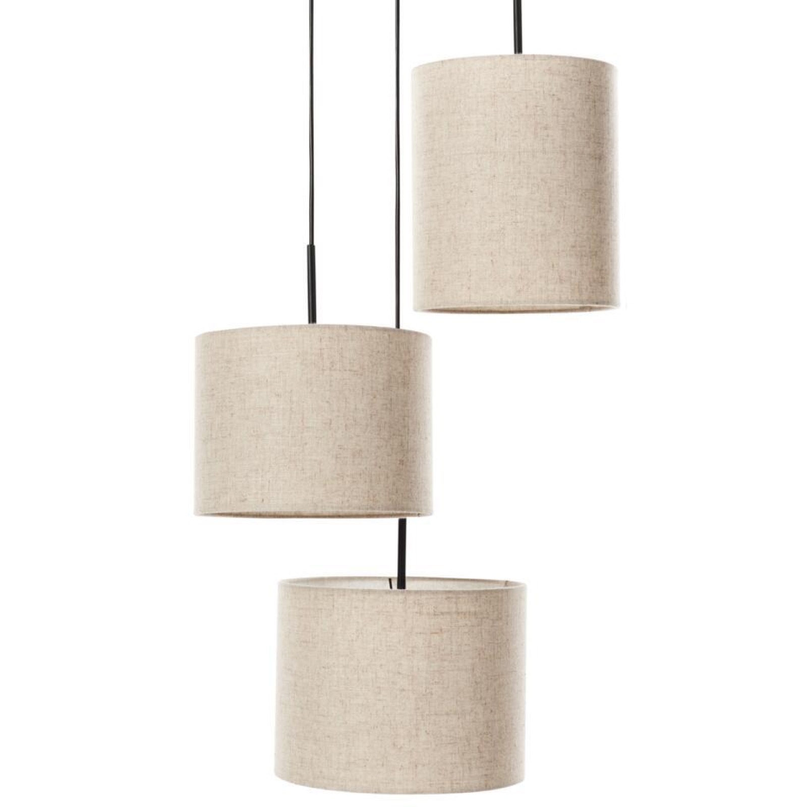 PARGUAZA - Hanglamp - Lichtbeige - Linnen