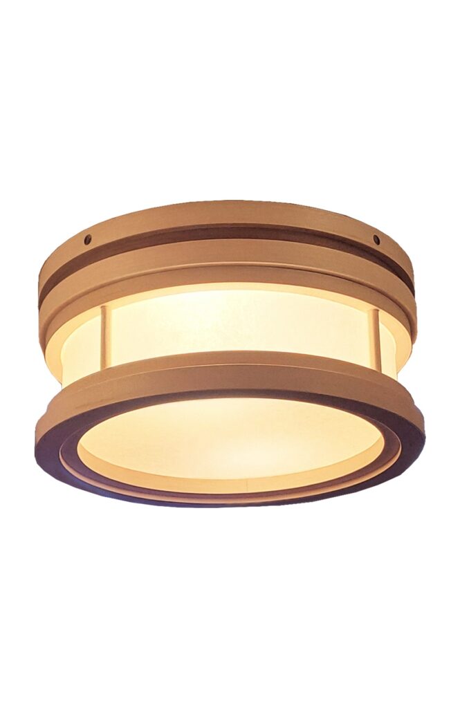 Plafondlamp Saitama esdoorn