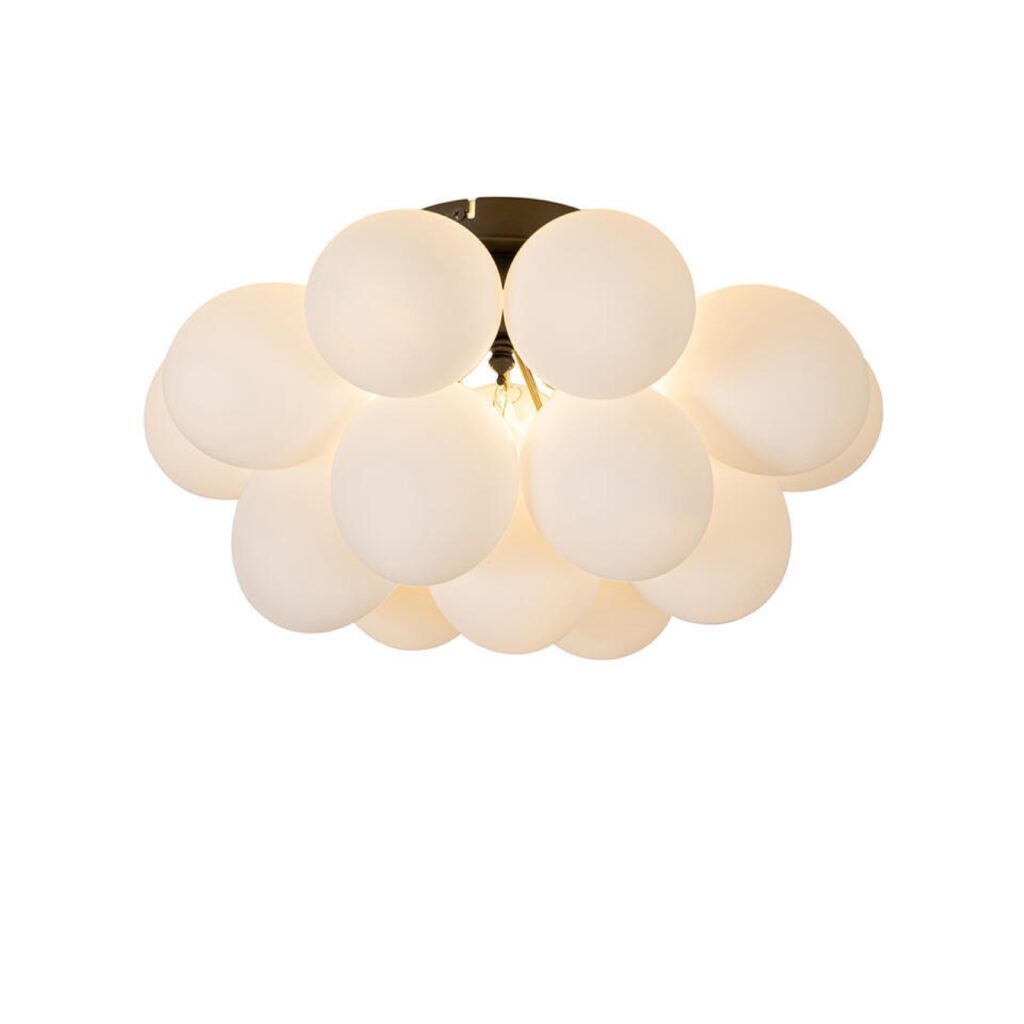 Qazqa plafondlamp uvas wit g9