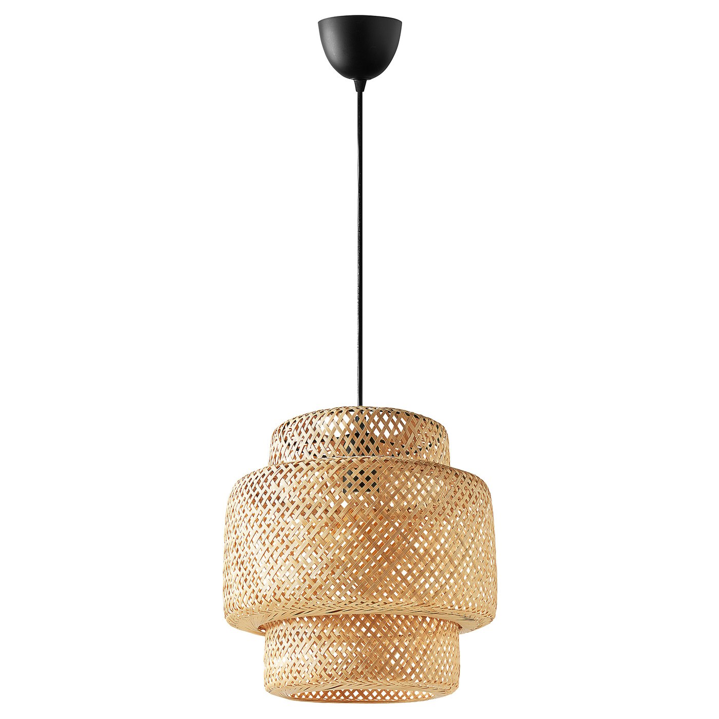 SINNERLIG Hanglamp - bamboe/handgemaakt 27 cm