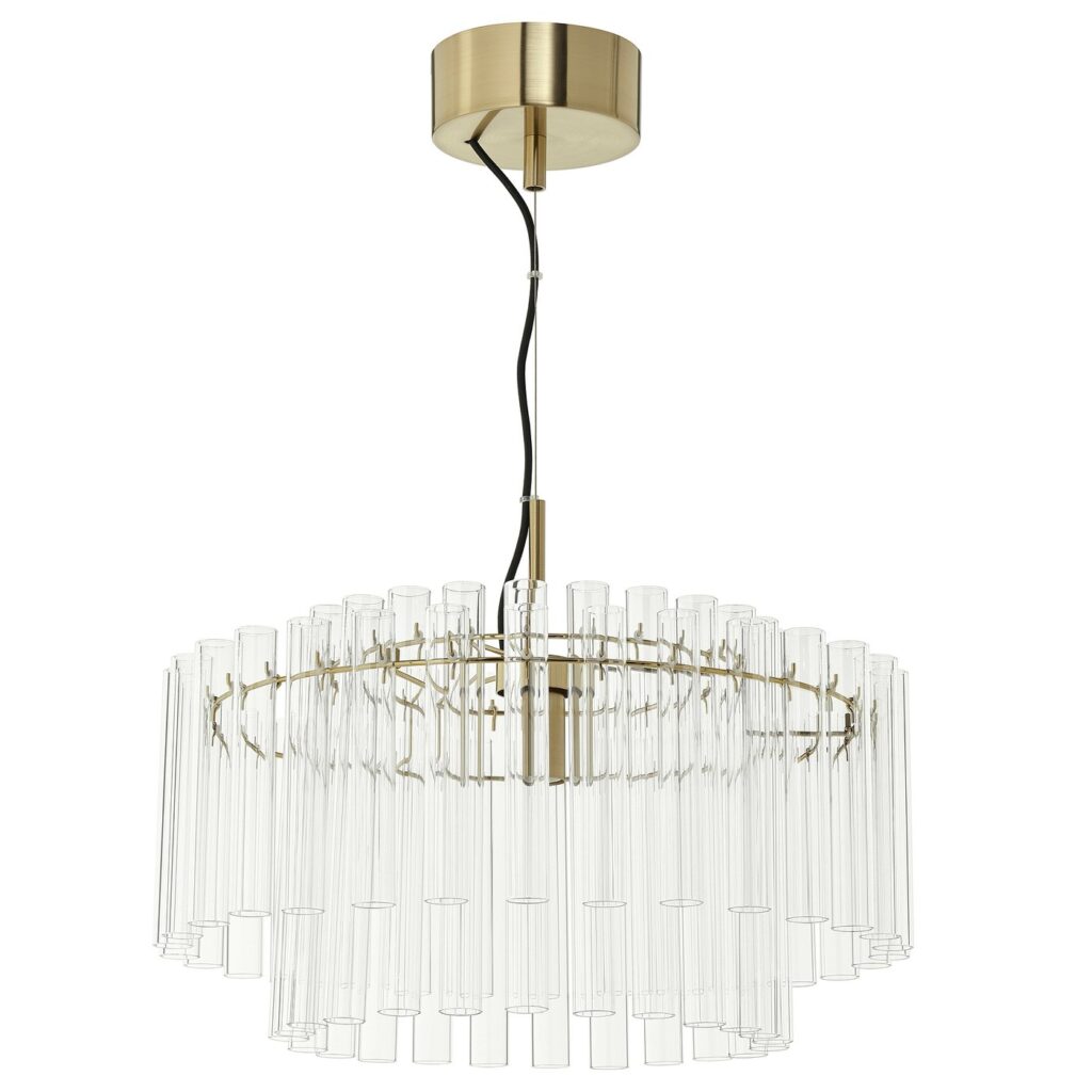 STOCKHOLM 2025 Hanglamp - glas/vermessingd 54 cm