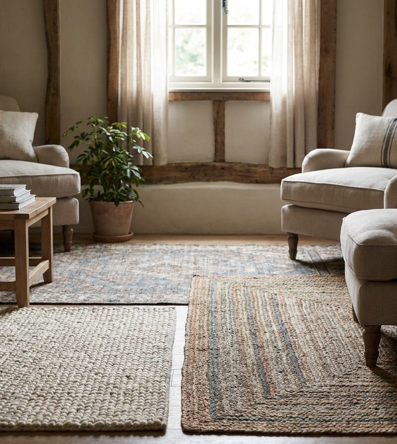 Wol, jute of katoen: welk vloerkleed past in welke kamer